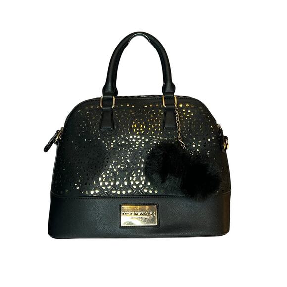 Marc New York Black Gold Satchel - Picture 1 of 6
